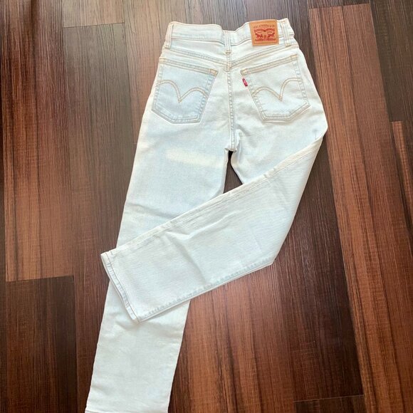 Levi's Jeans Wedgie Straight Fit Size 25 - Picture 8 of 12